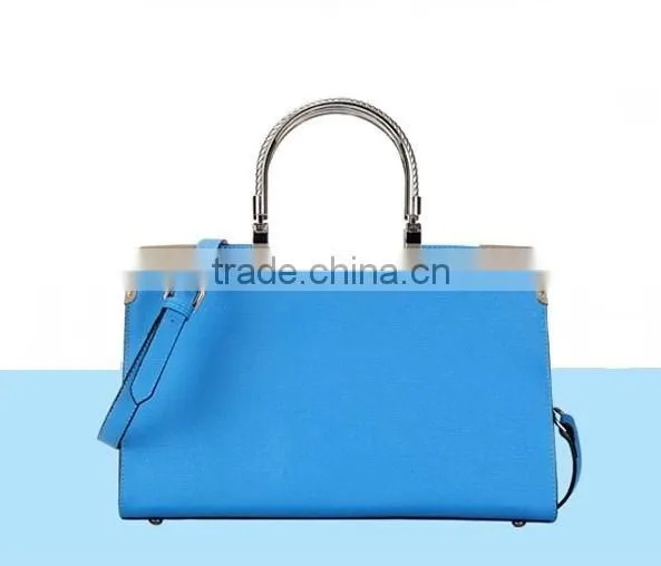 fresh colourful PU tote handbag for women