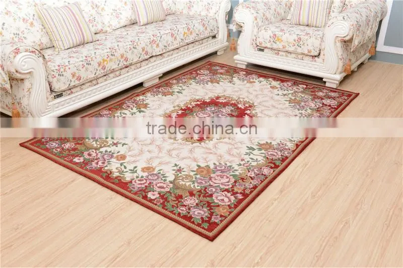 Luxury woven axminster carpet_Qinyi