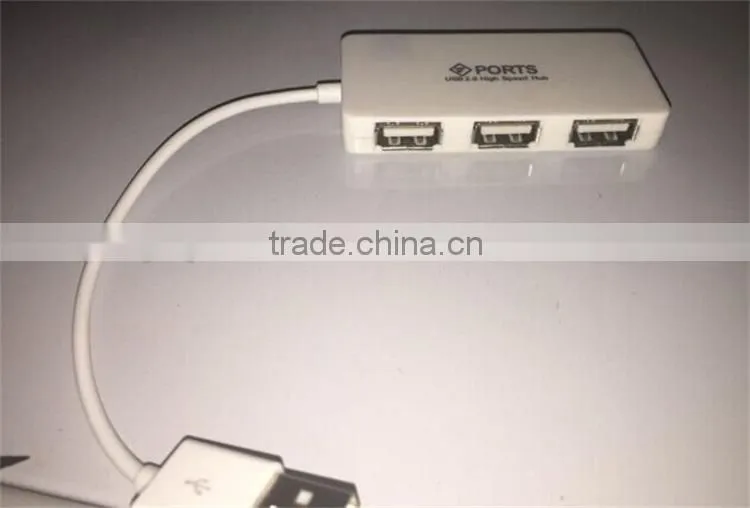 Computer flat slim 4 port usb 2.0 hub as promotional gift