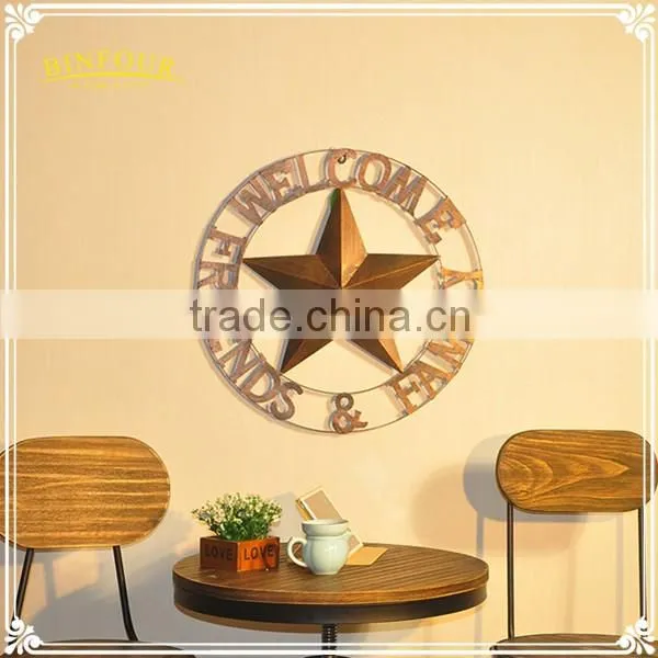 wrought iron home decor metal wall decor 3D wall art handicraft