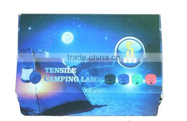 2015 HOT SALE 18650 LI-ION BATTERY PORTABLE CAMPING AND HANGING LED LIGHT