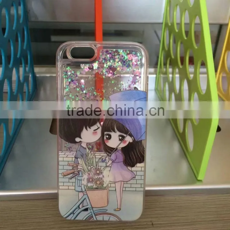 Liquid Glitter Stars Bling Moving Latest Design TPU Case Cover For iPhone & Samsung