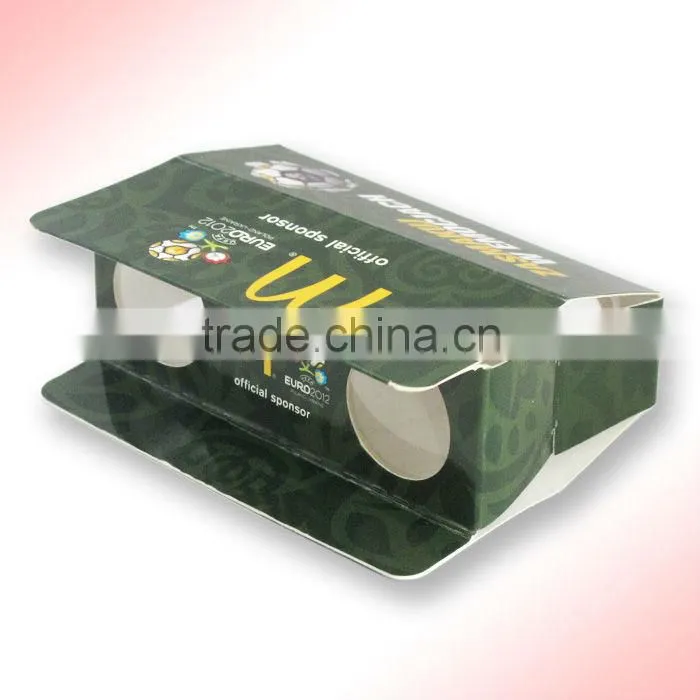 Good promotional gift low price folding card binoculars