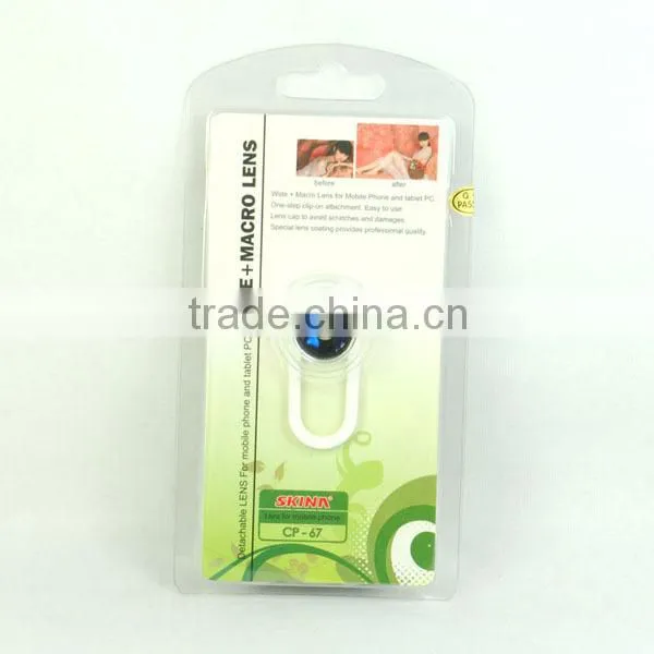 0.67 Wide + Macro Lens With Clip Clamp For iPhone Samsung Cell Phone Camera Lens