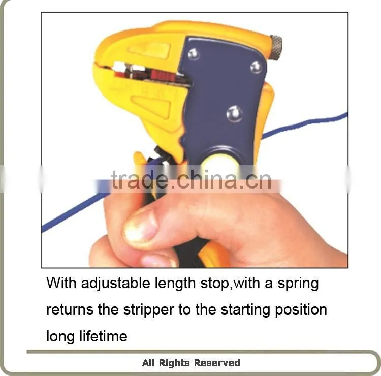 Stripping range 0.25-2.5mm2 of automatic and multi-function HS-700D cable strippers