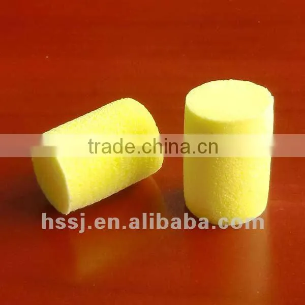 2016 bell shape ear plugs wireless foam ear plugs in pp box disposable bell shaped PU foam ear plugs string selectable Supplier