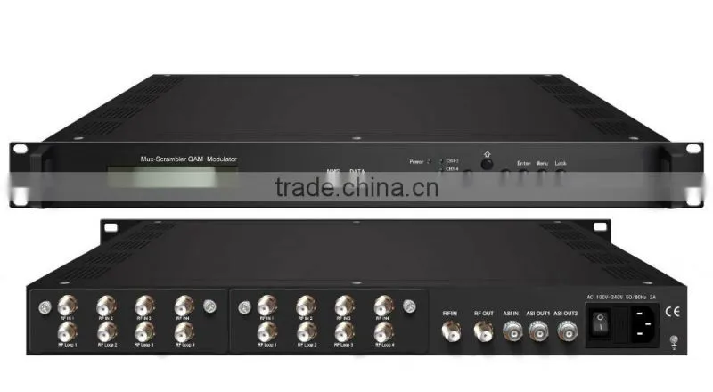 Low Price Tuner input Mux-Scrambling QAM Modulator