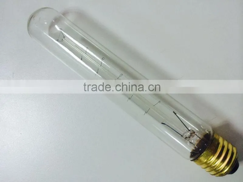 Vintage Cylinder Amber Filament Bulb Edison lamp bulb