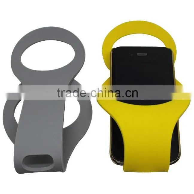 silicone foldable charger holder, promotional mobile phone charger holder