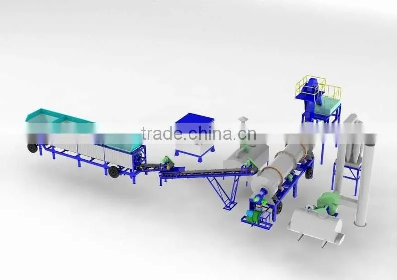 portable drum mix asphalt mixing equipment