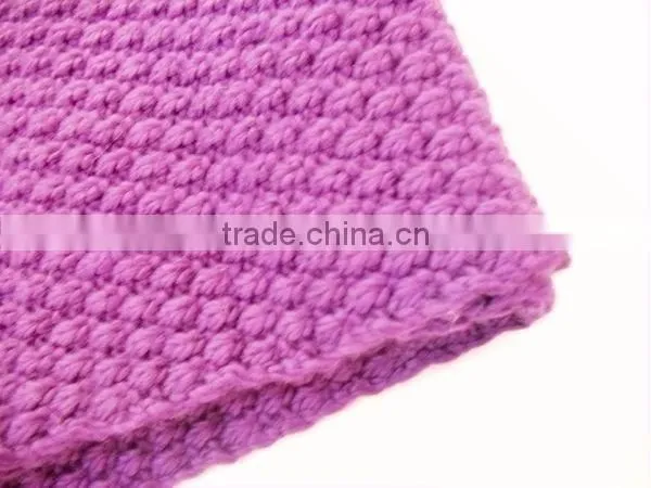 fashion acrylic pailletted hat scarf set