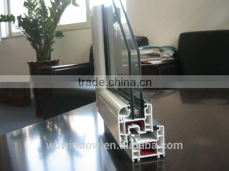 Cheap single clear glass PVC/UPVC tilt&turn home windows,white tilt&turn windows,PVC/UPVC windows and doors