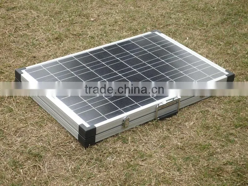 High efficiency outdoor foldable solar panel kit