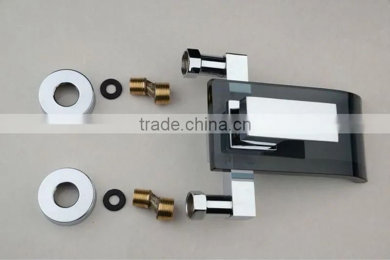 Wall Mounted Waterfall Bath Shower Faucet QH0822W