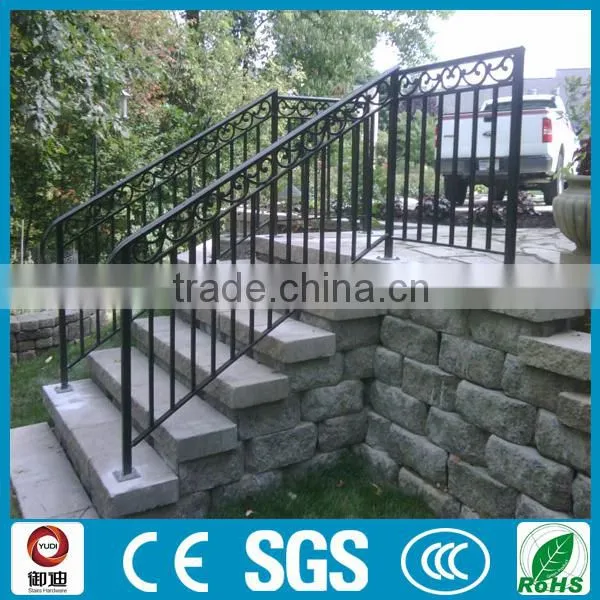 outdoor wrought iron decorative railing