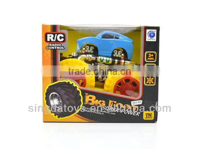 Hot sell 4 Channel with light and music rc big foot car