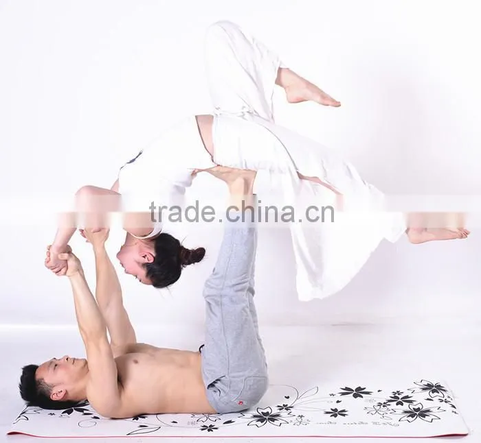 2015 New Waterproof Custom Printed Fashion TPE Yoga Mat