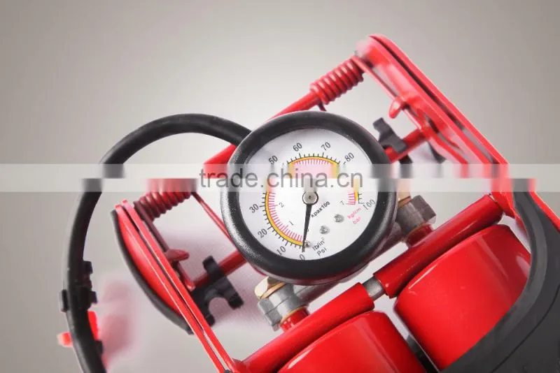 Durable high pressure JL9209 with pressure gauge foot Bicycle pump