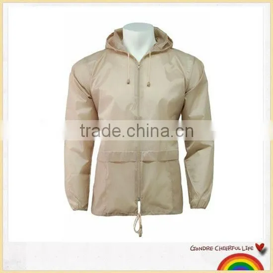 Outdoor waterproof nylon jacket for men