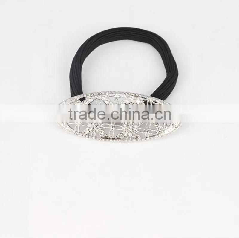 Rhinestone crystal Elastic hair scrunchie ,women hair accessories
