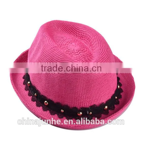 Hot selling new arrival colorful Cap straw hats for promotional