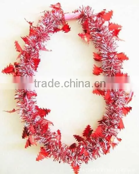 4 LED Light Up Flashing LEI Hawaiian Necklace Rave Party Blinking Floral Flower