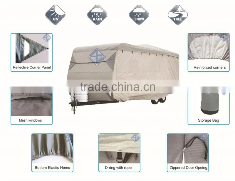 Deluxe 22' - 24' Travel Trailer Cover