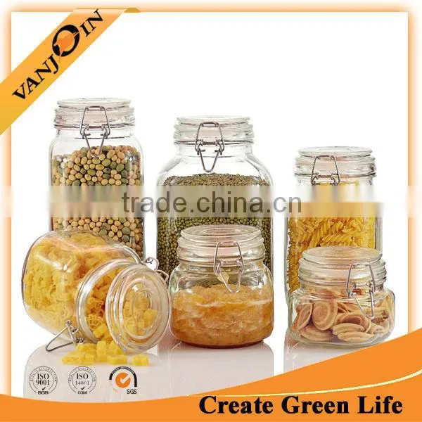 Glass Storage Clip Top Jar 0.5Lt
