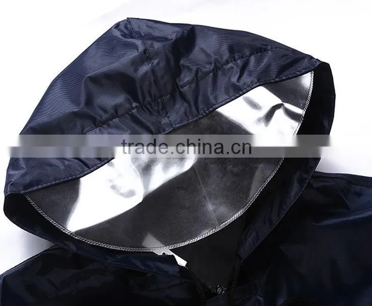 high quality outdoor portable foldable reflective hoodie raincoat