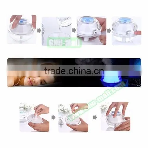 China Market cool mist humidifier LED, Mini USB Desktop Air Humidifier Purifier
