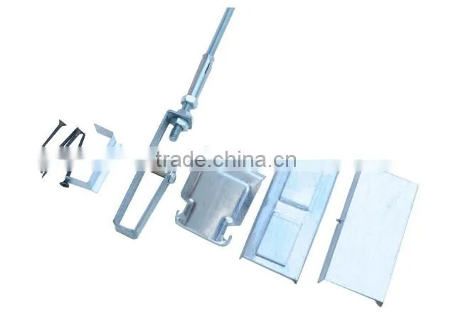 Gypsum board ceiling accessories / t bar suspended ceiling tile accessories
