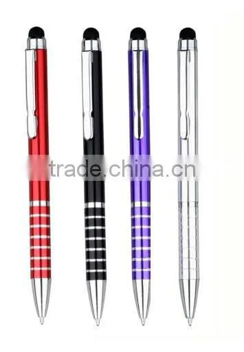 2012 new design hot sale aluminum stylus pen for ipad