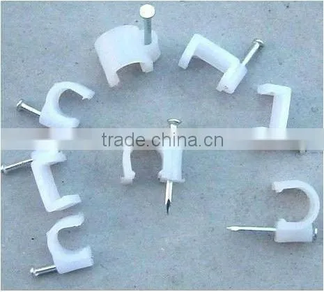 Adhesive cable clip/ wire nail cable clips