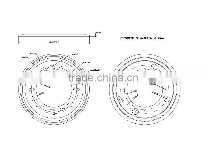 9-inch Diameter ball bearing Lazy Susan,metal turn table