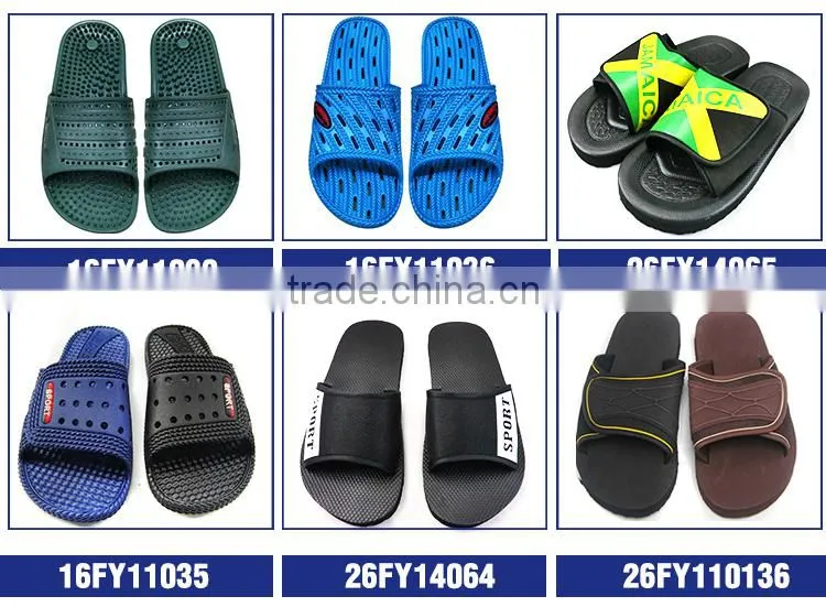 Hotel bathroom plain white anti slip pvc massage slipper , five toe anti slip bath hotel slipper for woman