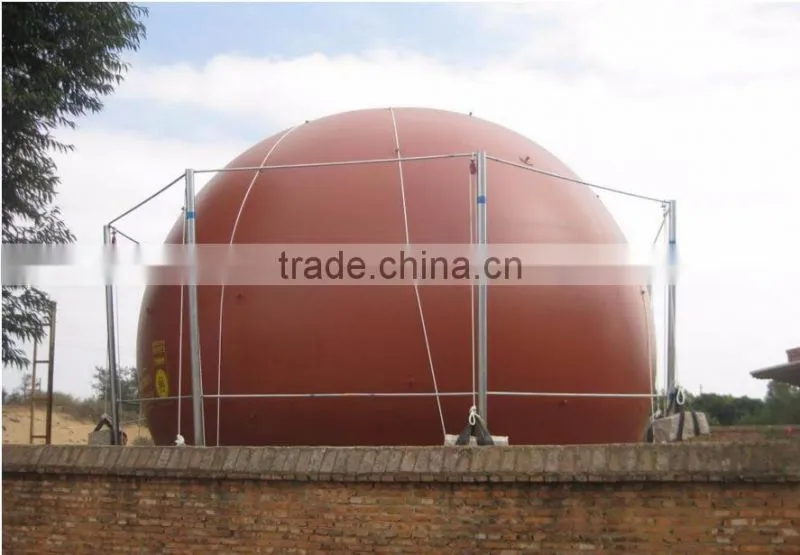 Double membrane gas tank methane project PTFE PVDF