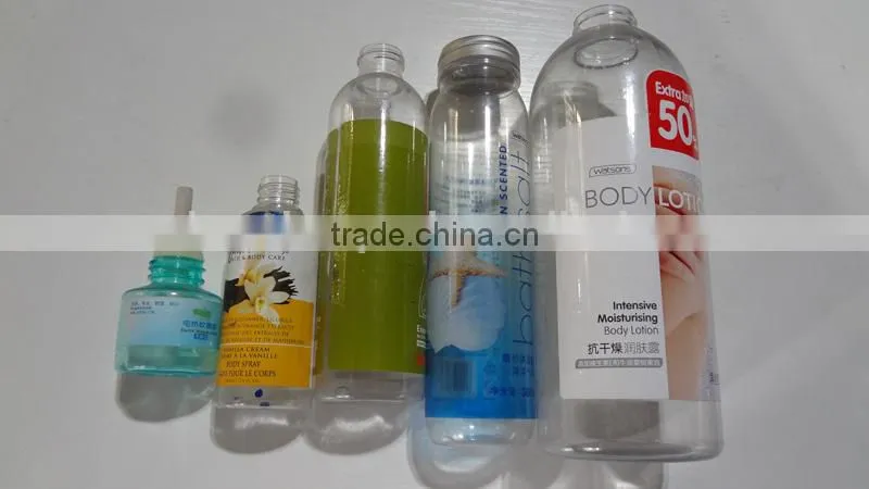 Semi-auto Wrap Around Adhesive Sticker Labeling Machine for Round Bottle Container