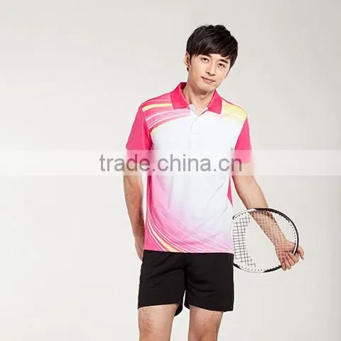 2015 Jersey T-shirt With Collar in Wholesale Price,Unisex Sexy Tennis Uniforms