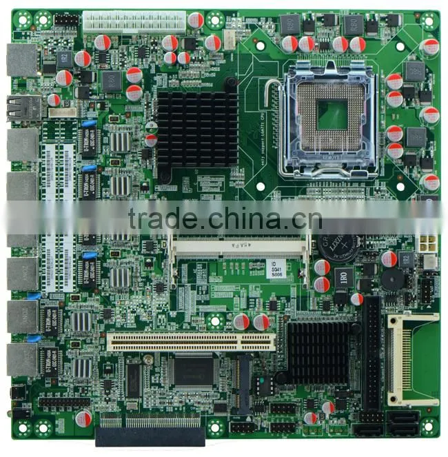 Intel G41 Firewall Motherboard with 6 gigabit Lan 1U Firewall motherboard
