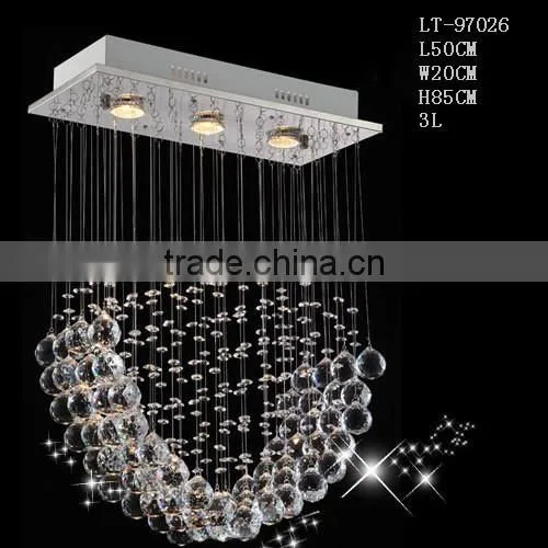 raindrop crystal stair step light