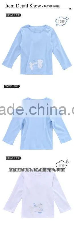 2015 kids plain t shirts