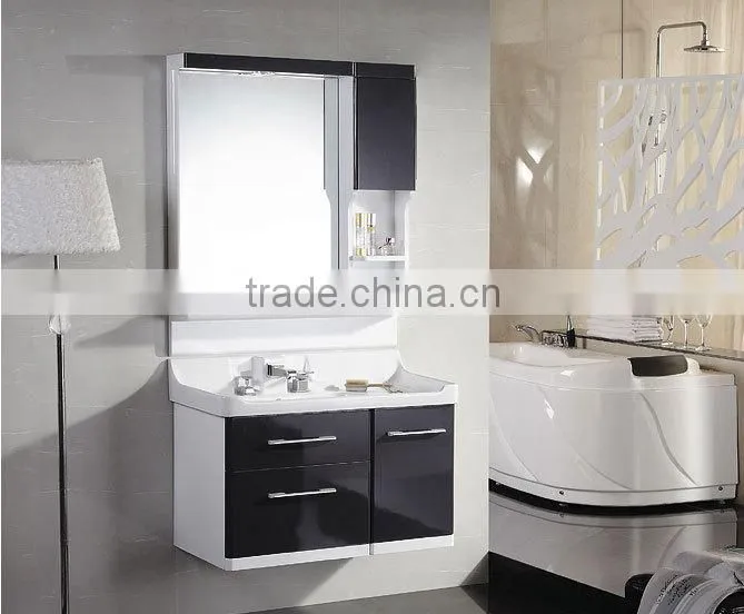 ROCH 8030 Wall hung Solid Wood Bathroom Vanity High Gloss Varnish