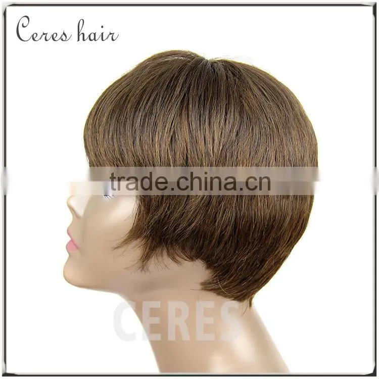Silky Straight European Virgin Human Hair Lace front Wigs Blond 613 Lace Wig