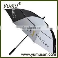 Manual Open 2 Layer Golf Umbrella for Promotion