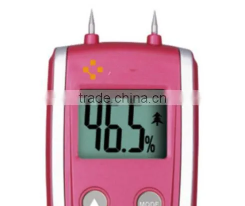 2 pin steel probe Digital wood moisture meter with LCD display for testing moisture