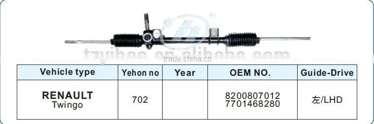 steering rack for RENAULT Twingo
