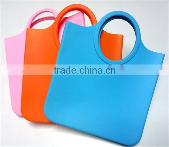 FDA & LFGB approved silicone beach bag,waterproof candy color silicone beach bag,silicone beach bag as seen on tv