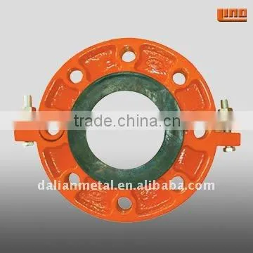 Red Ductile Iron Grooved Pipe Fittings