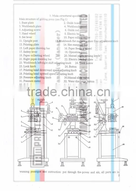 TGM-100 A5 Flat round dual-use Hot Stamping Machine