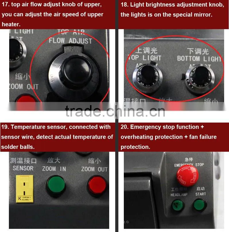 DINGHUA DH-A2 laser+CCD camera intelligent bga rework station for mobile phone chips repair